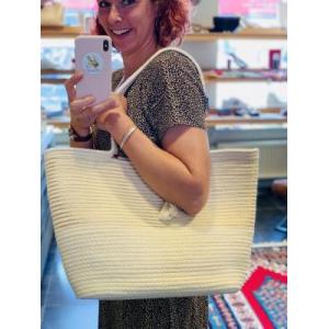 Beachbag Ivoor