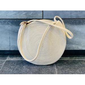 BAG ROUND TWO TONE Natural