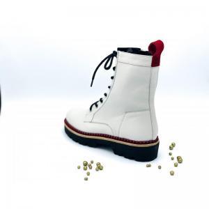 TEXAS BIANCO SUOLA RIO ROSSO Wit