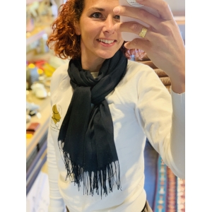 Sjaal effen Donker Blauw