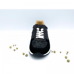 CAMURCA PRETA GLITTER GROSSO ZWART