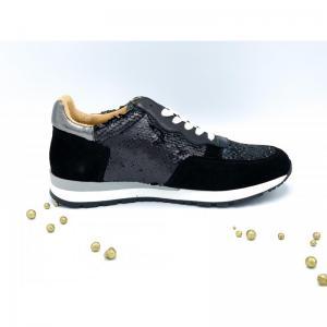 CAMURCA PRETA GLITTER GROSSO ZWART
