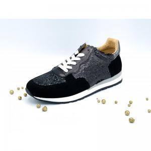 CAMURCA PRETA GLITTER GROSSO ZWART