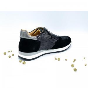 CAMURCA PRETA GLITTER GROSSO ZWART