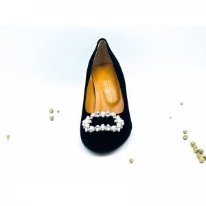 CAFFE CAMOSCIO ACC STRASS ZWART