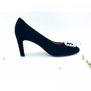 CAFFE CAMOSCIO ACC STRASS ZWART