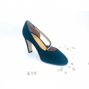 CAFFE CAMOSCIO STRASS ZWART