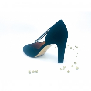 CAFFE CAMOSCIO STRASS ZWART