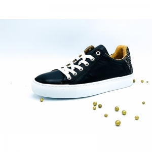 VELVET PRETO GLITTER ZWART