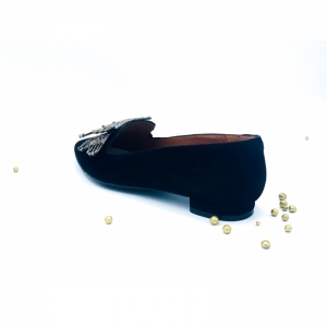 SUEDE BLACK BLACK