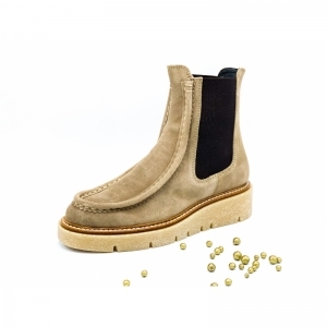 VELOUR MARMOTA GRIJS