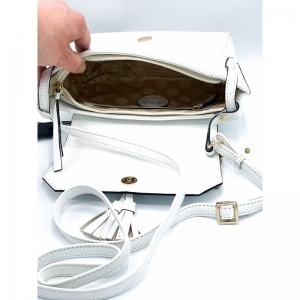 BELLUGA BAG LEATHER WIT