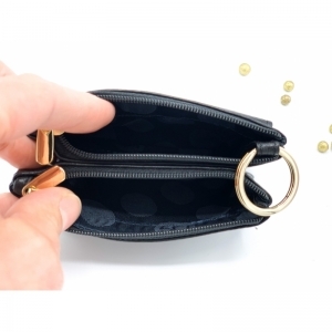 BELLUGA SMALL LEATHER ZWART