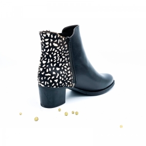 CALF NEGRO PONY ZWART