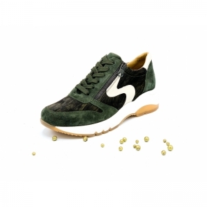 SUEDE VERDE OLIVE GROEN