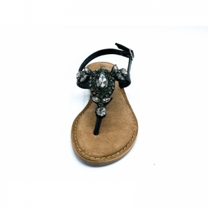 BLACK STRASS STONES ZWART