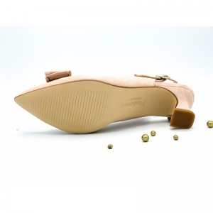 SUEDE NUDE ROZE