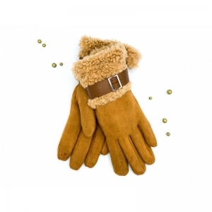 Binnenkant in teddy CARAMEL