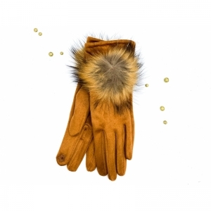 Pompon in 3 keuren CAMEL