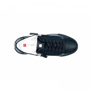 DOUBLE ZIPPER ZWART