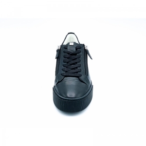 DOUBLE ZIPPER ZWART