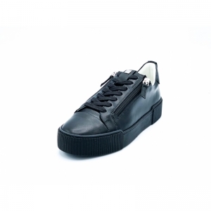 DOUBLE ZIPPER ZWART