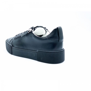 DOUBLE ZIPPER ZWART