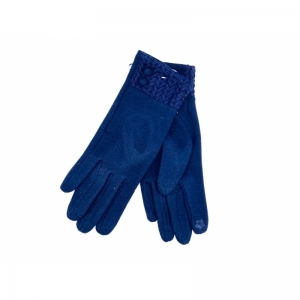 DONKERBLAUW 2 KNOOPJES BLAUW