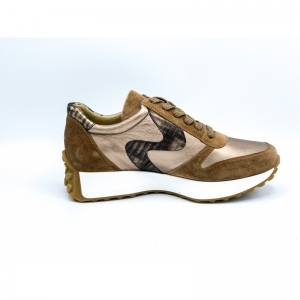 SUEDE TAUPE GOUD