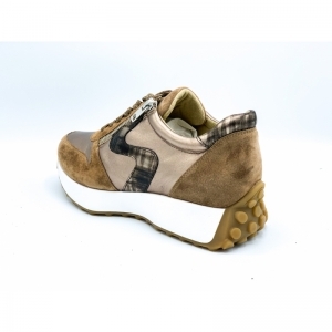 SUEDE TAUPE GOUD