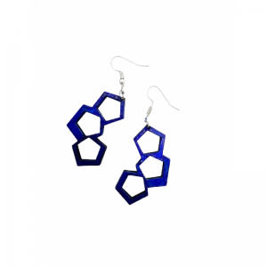 OORBEL HOUT BLAUW