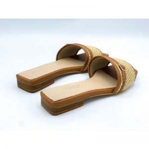 JILL RAFFIA BEIGE
