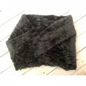 Buff met twist ZWART