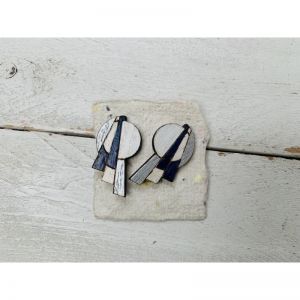 OORBEL HOUT BLAUW